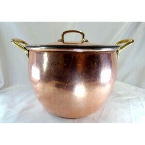 Ruffoni Italy 7.5 Qt Copper Stockpot Lid Classic Knob Retired